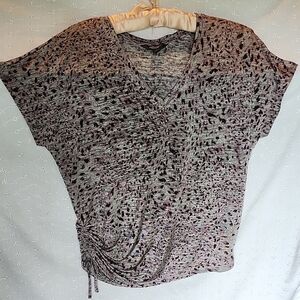 Vera Wang Women's V-Neck Patterned Top